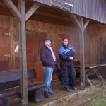 Helfer schauten vorbei - Burkhard.Kapuschinski und Gerhard Schröber (v.links)