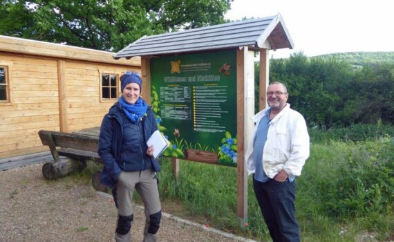 Christina Haag und Burghard Kapuschinski. Foto: Wolf-Dietrich Schröber